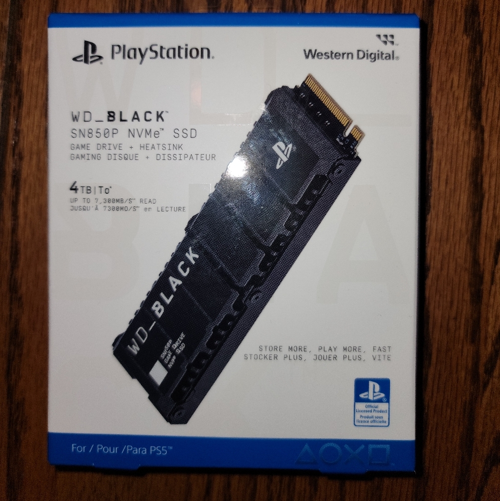 WD_Black SN850P NVMe SSD for PS5